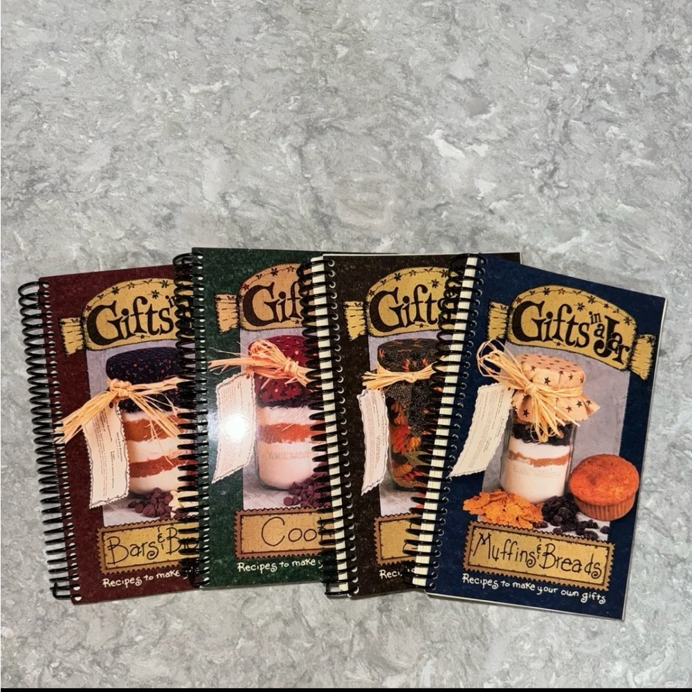 Bundle of four Gifts in a Jar Recipe Books